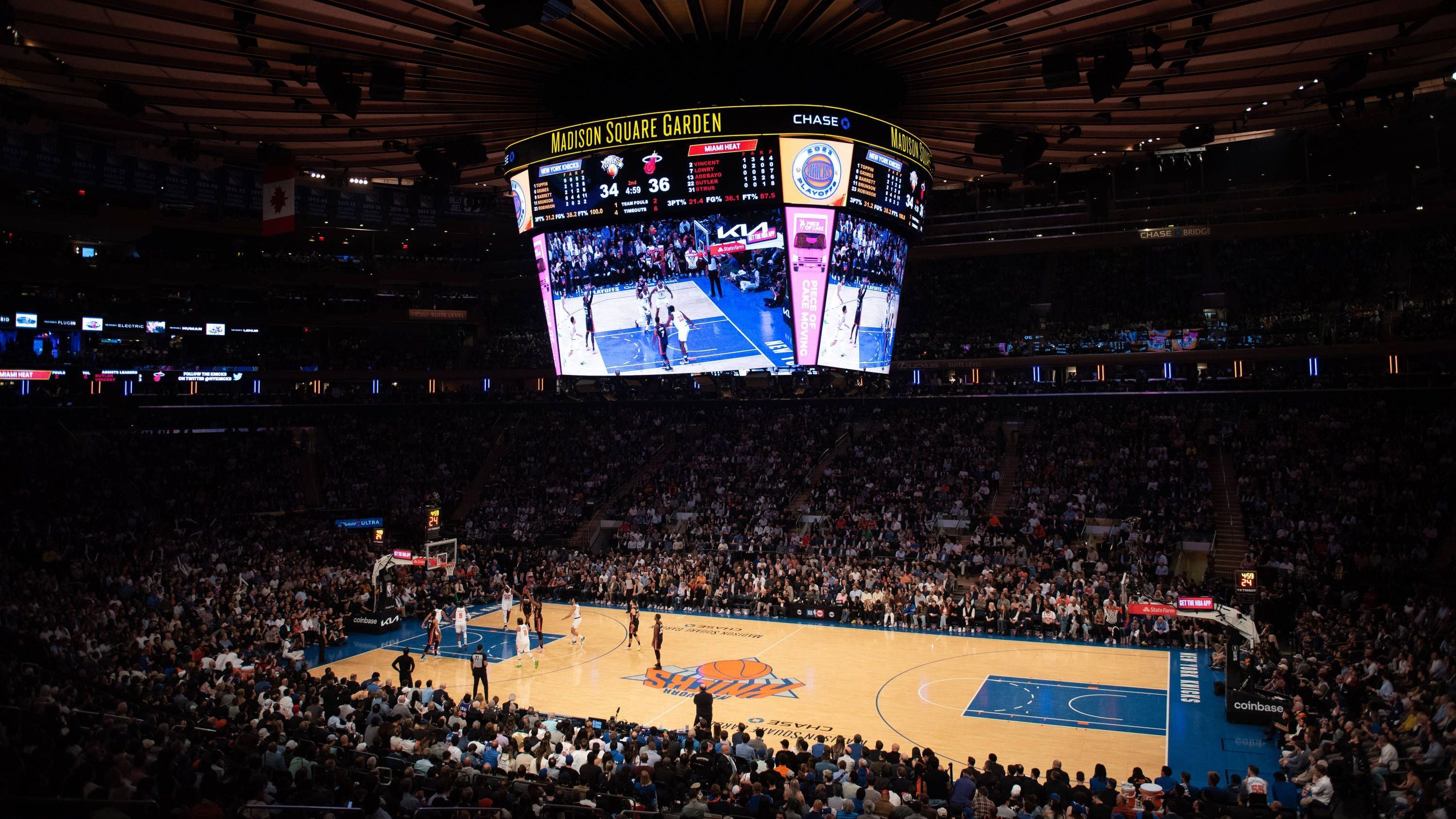 <strong>Platz 27: Madison Square Garden</strong><br>Team: New York Knicks<br>Liga: NBA