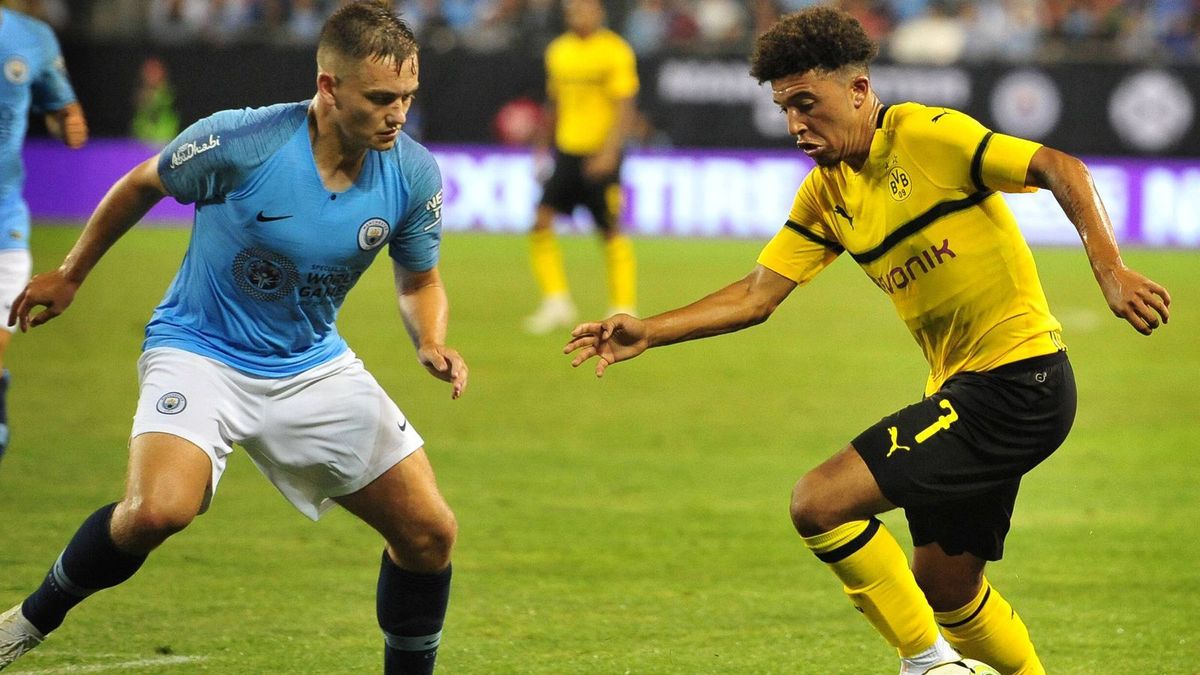 Jadon Sancho (r.) wechselte im Sommer 2017 zum BVB