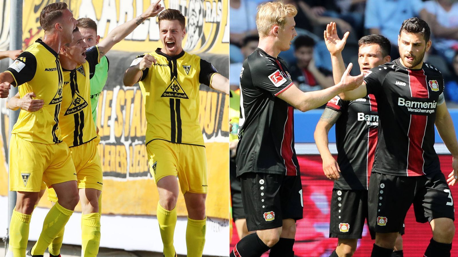 
                <strong>Alemannia Aachen - Bayer Leverkusen</strong><br>
                Der frühere Bundesligist Alemannia Aachen beendete die Saison 2018/19 auf Platz 6 der Regionalliga West, somit muss die Rückkehr in den Profifußball mindestens noch ein weiteres Jahr warten. Doch im DFB-Pokal steht im August 2019 ein erstes Saison-Highlight an. Für die Mannschaft von Trainer Fuat Kilic geht es in der 1. Runde des DFB-Pokals gegen Champions-League-Teilnehmer Bayer Leverkusen zur Sache. Das Pokalticket löste die Alemannia durch den Sieg im Niederrheinpokal. Dabei setzten sich die Aachener im Endspiel gegen damalige Drittligisten Fortuna Köln mit 3:1 durch. Das letzte Pflichtspielduell der beiden Teams gewann Leverkusen in der Bundesliga im Jahr 2006 mit 3:2 in Aachen.
              