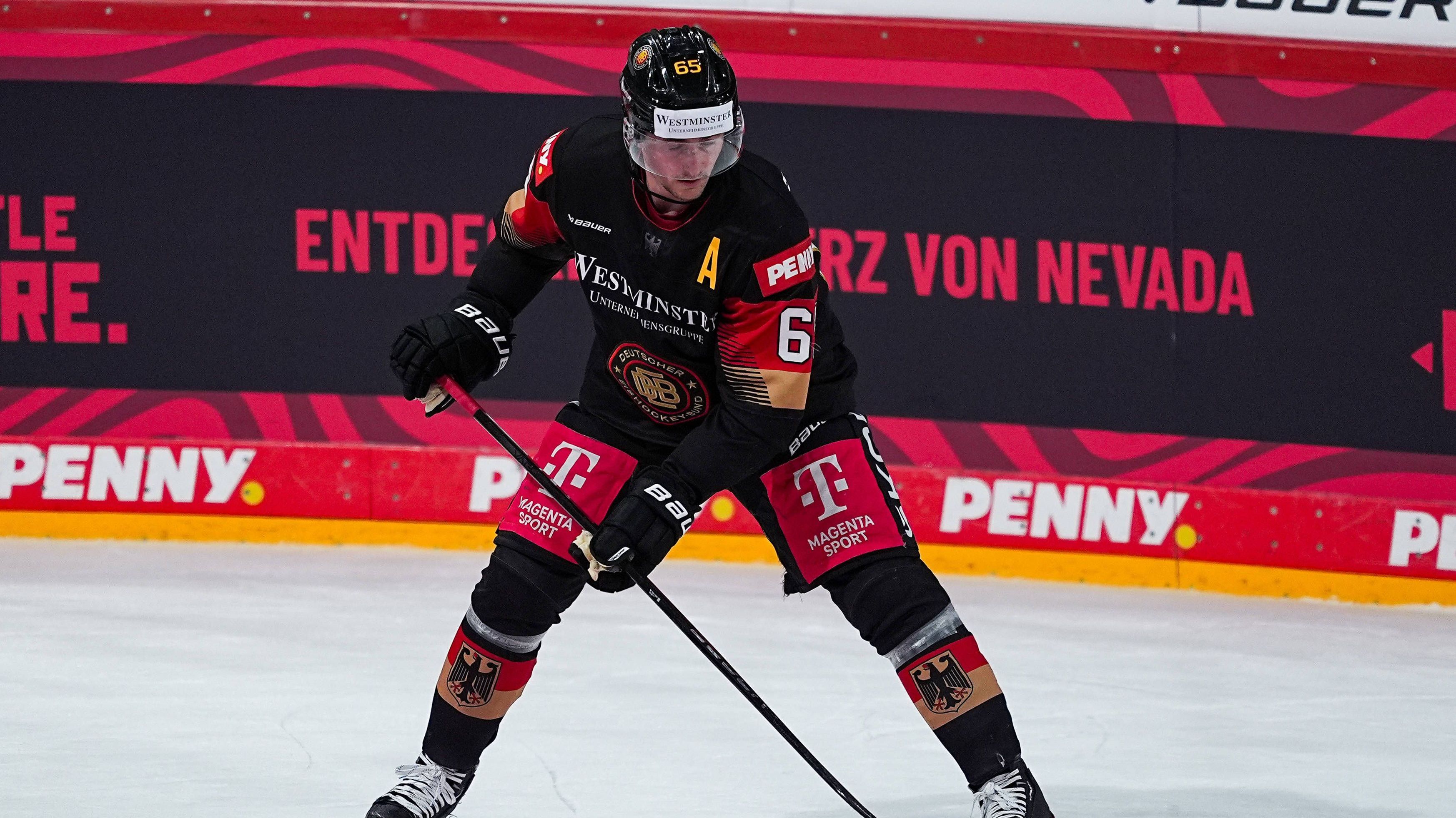 <b>Marc Michaelis (Vizekapitän)</b><br>Position: Stürmer<br>Verein: Adler Mannheim