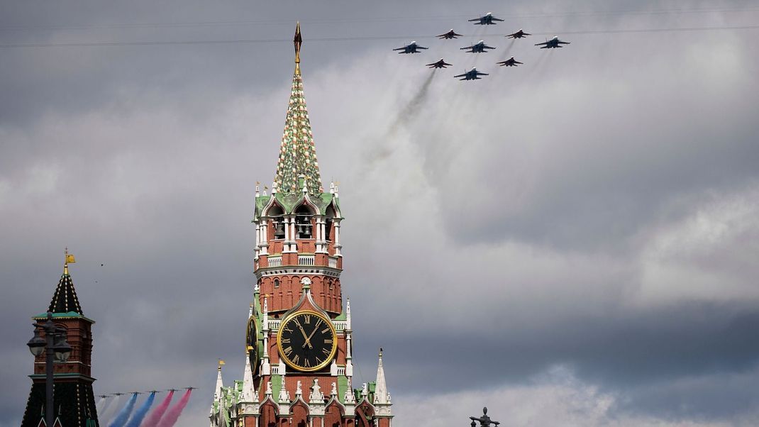 Vor dem Tag des Sieges in Russland