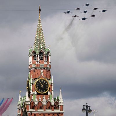 Vor dem Tag des Sieges in Russland