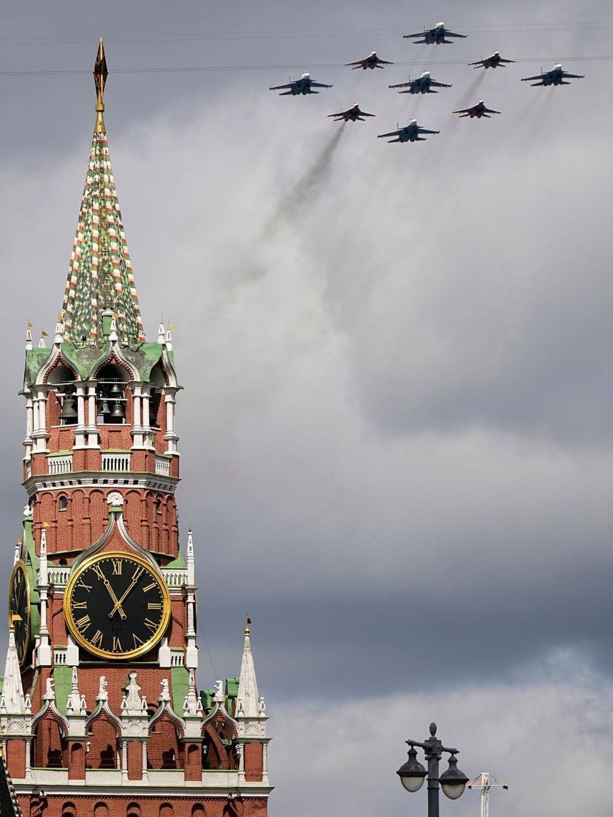 Vor dem Tag des Sieges in Russland