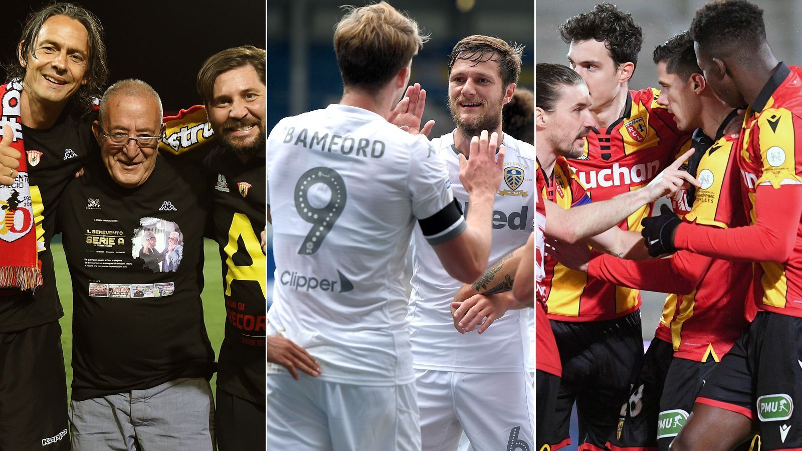 
                <strong>Europas Aufsteiger der Saison 2019/20</strong><br>
                Leeds United hat es in England nach 16 Jahren Abstinenz zurück in die Premier League geschafft und auch schon zahlreiche weitere Aufsteiger der Saison 2019/20 stehen schon fest. ran.de zeigt, welche Teams in der Saison 2020/21 in den europäischen Topligen neu dabei sind. (Stand: 27. Juli 2020)
              