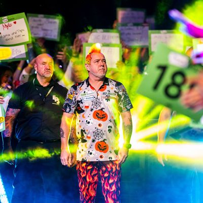 Der schottische Mitfavorit bei der Darts-WM, Peter Wright