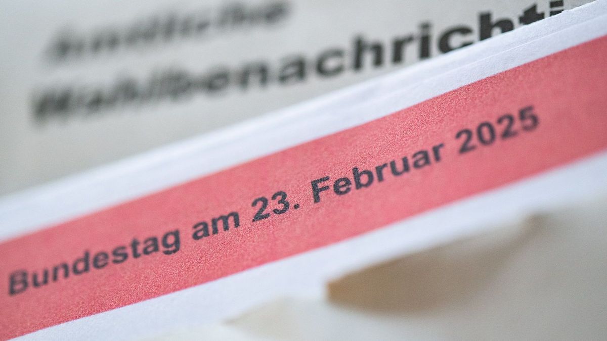 Bundestagswahl 2025 - Wahlbenachrichtigung