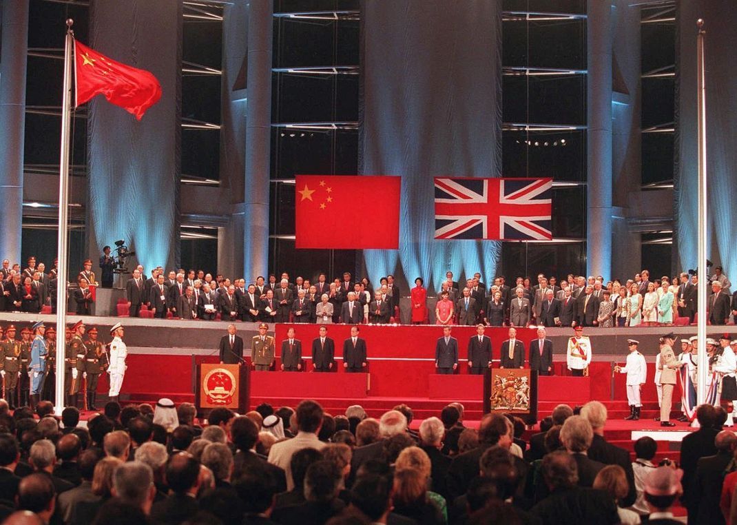 Mit einer feierlichen Zeremonie wurde Hongkong an China zurückgegeben.