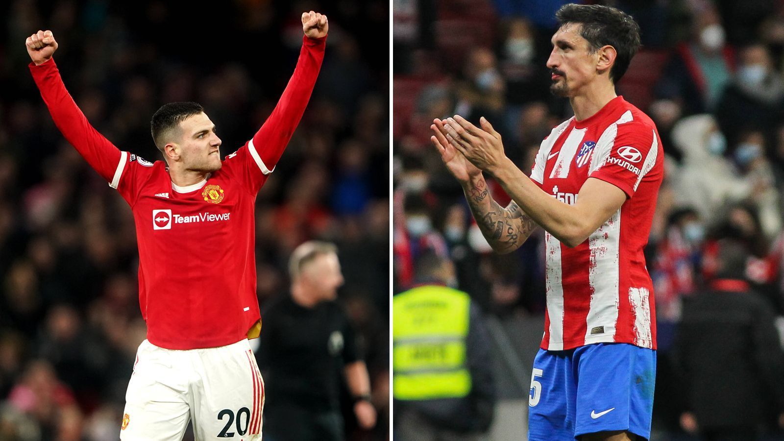 
                <strong>Rechts-/Innenverteidiger: Diogo Dalot (United) gegen Stefan Savic (Atletico)</strong><br>
                Während Stefan Savic bei den Madrilenen den rechten Part der drei Innenverteidiger gibt, spielt Diogo Dalot bei den Engländern als Rechtsverteidiger in der Viererkette. Zuletzt hatte dort auch der Schwede Viktor Lindelöf den Stamm-Rechtsverteidiger Aaron Wan-Bissaka vertreten, der sich in einem Formtief befindet, doch gegen Atletico sollte Ralf Rangnick auf den Portugiesen Dalot setzen. Da sich sowohl Dalot als auch der Montenegriner Savic, für den auch der 32-Jährige Felipe auflaufen könnte, als potenzielle Schwachstellen bei ihren Teams entpuppen könnten, gibt es für beide keinen Punkt (ja, auch das geht). Demnach: 3:2 für United.
              