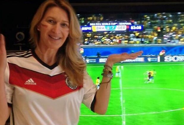 
                <strong>Ohne Worte</strong><br>
                Und auch Steffi Graf ist vollkommen aus dem Häuschen.
              