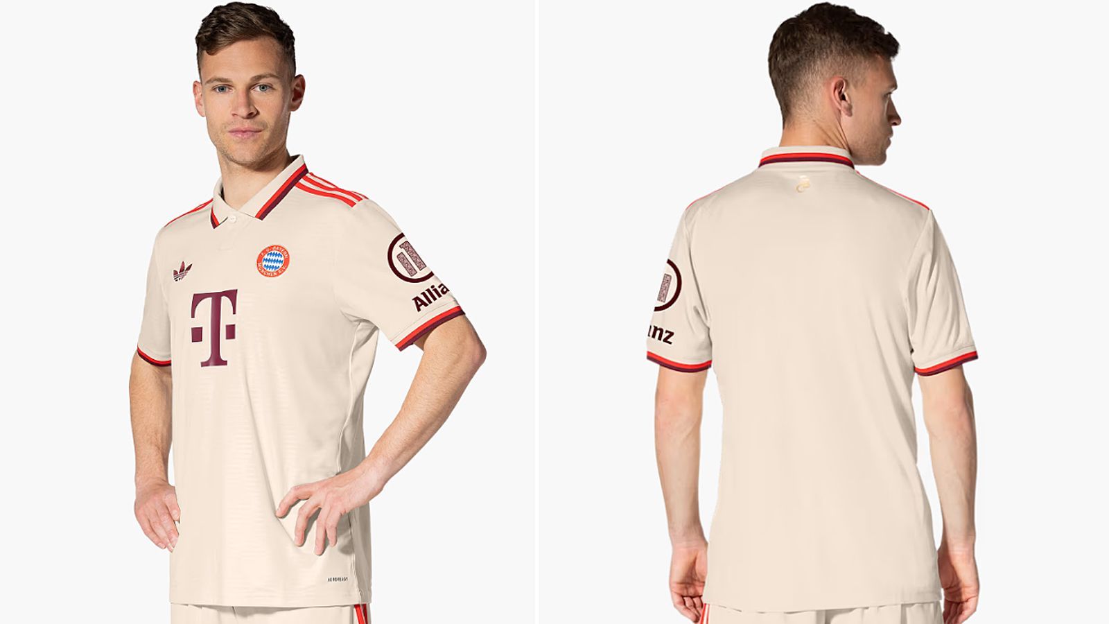 <strong>FC Bayern München</strong><br>Beim Königsklassen-Trikot des FC Bayern München sticht natürlich sofort der Retro-Look ins Auge, etwa beim Logo von Ausrüster Adidas. Als Kombination aus komfortabel und edel wird das Trikot im Fanshop des Rekordmeisters beschrieben.