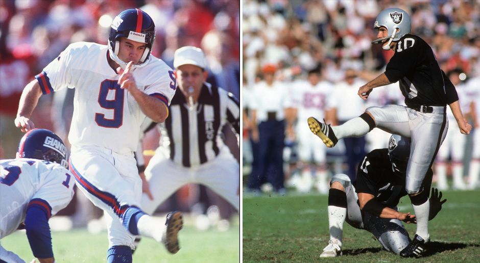 
                <strong>Matt und Chris Bahr</strong><br>
                Matt Bahr (Pittsburgh Steelers, 1980, und New York Giants, 1991)undChris Bahr (Oakland/ Los Angeles Raiders, 1981 und 1984)
              