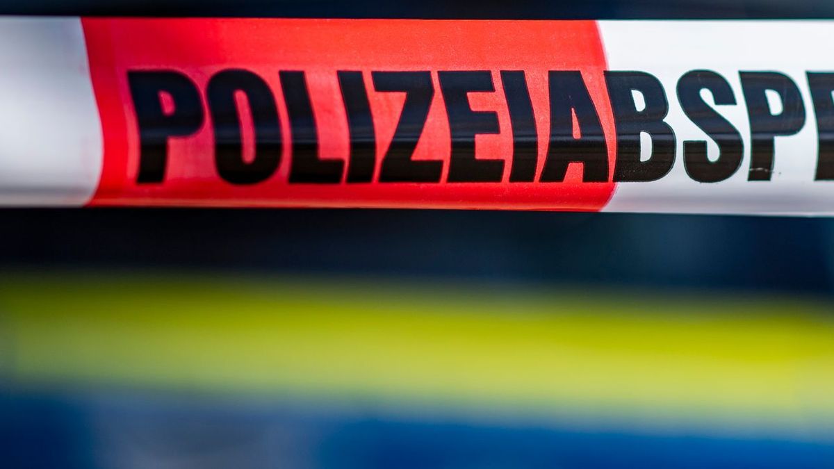 Absperrung der Polizei