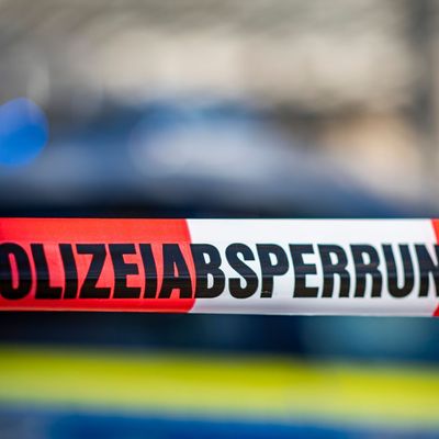 Absperrung der Polizei