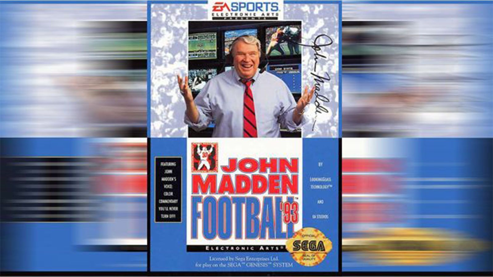 
                <strong>John Madden Football '93</strong><br>
                John Madden Football '93 - Cover: John Madden.
              