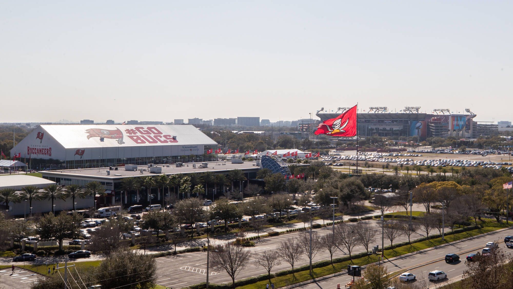 <strong>Tampa Bay Buccaneers</strong><br>Buccaneers Practice Facility<br><em>Baukosten: 32 Millionen US-Dollar (2008)</em>