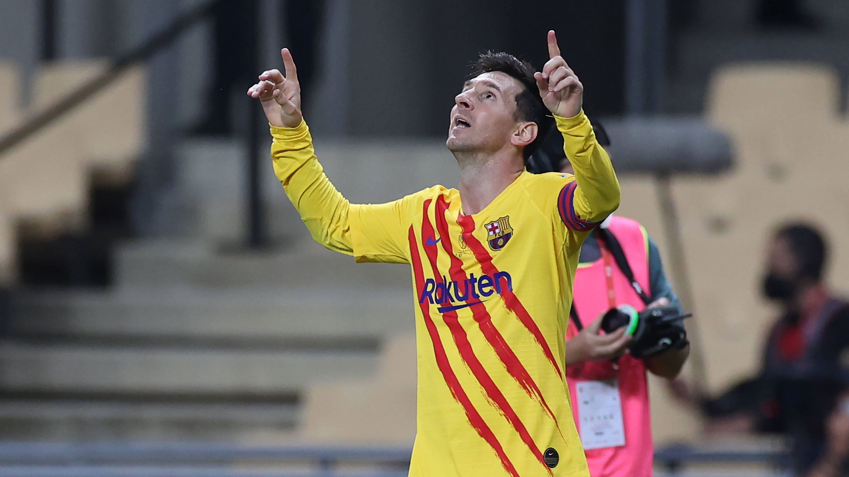 
                <strong>21. März 2021: 768. Spiel für Barcelona</strong><br>
                Gegen Real Sociedad San Sebastian steht "La Pulga" zum 768. Mal für die Katalanen auf dem Rasen. Damit jagt er Xavi den nächsten Vereinsrekord ab. 
              