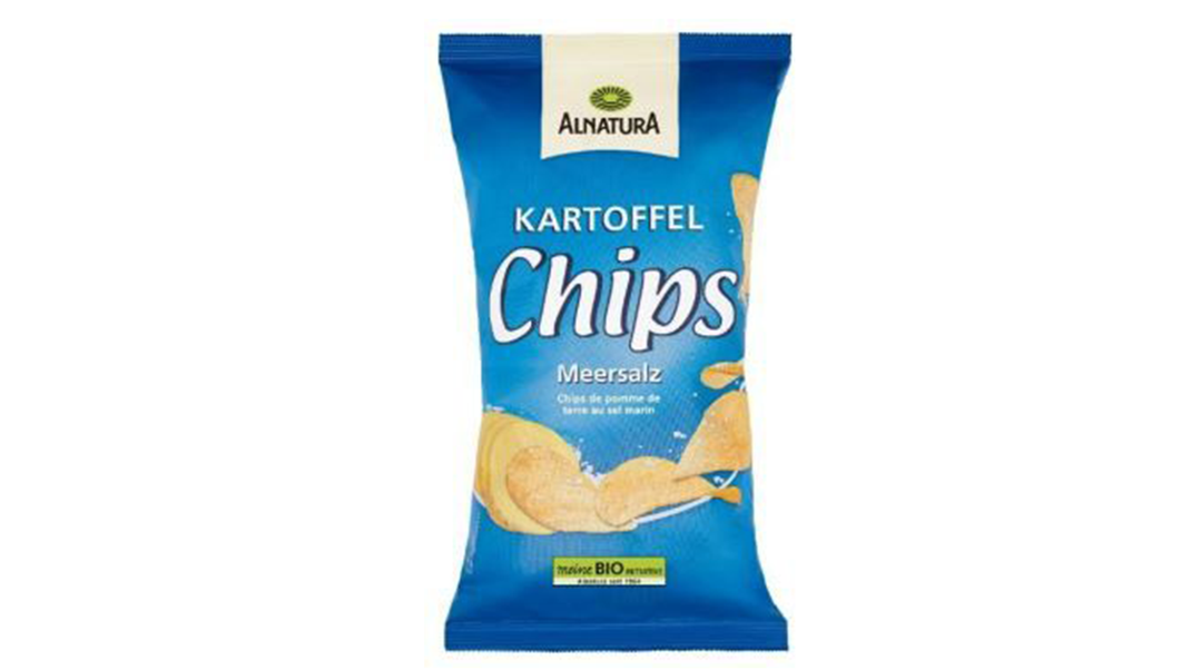 Alnatura Kartoffelchips können Holzteilchen enthalten.