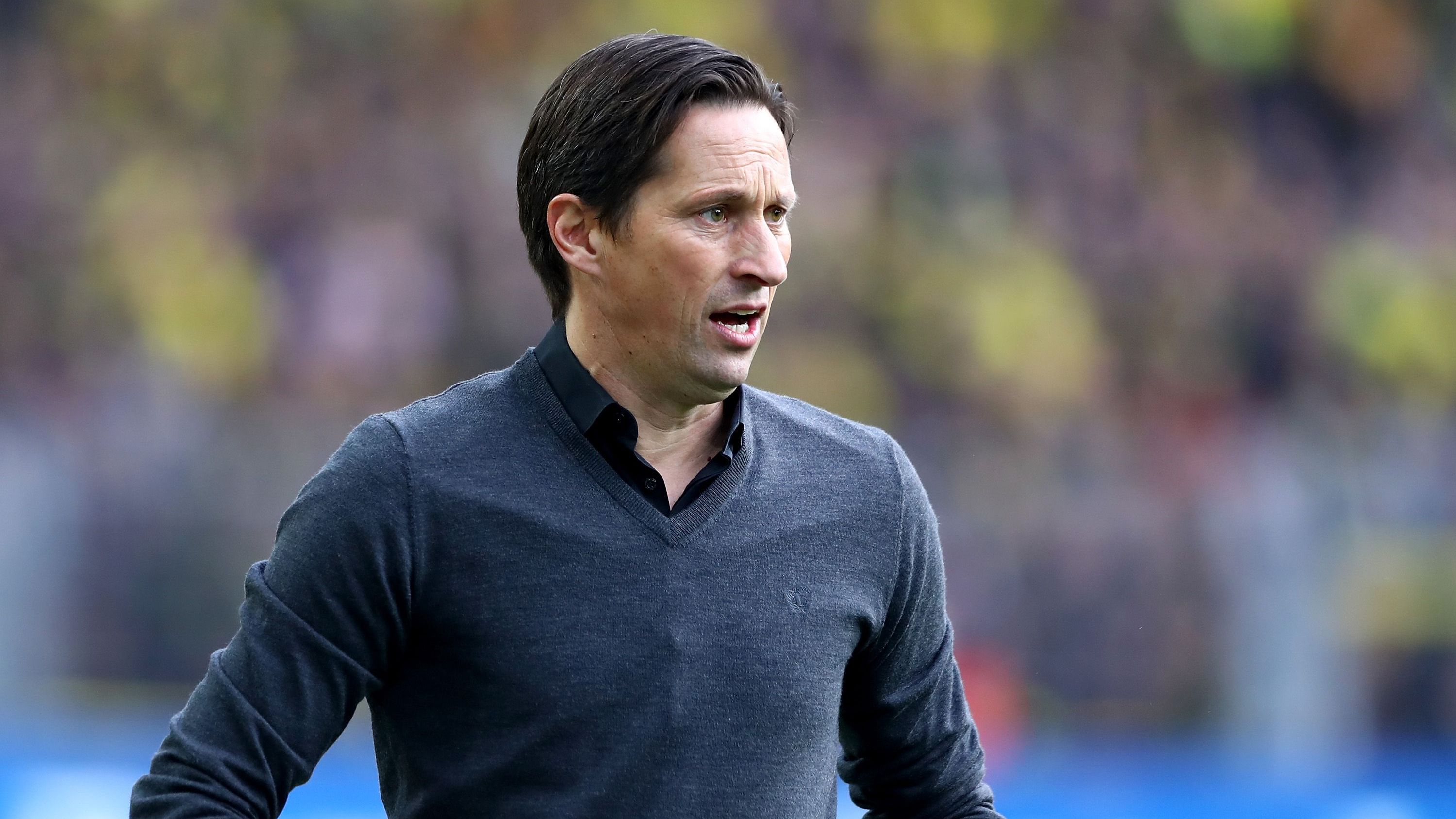 <strong>Platz 17: Roger Schmidt - 162,61 Mio.</strong><br>Gekaufte Spieler: 19<br>Teuerster Spieler: Aleksandar Dragovic (21 Mio.)<br>Saisons in der Bundesliga: 3<br>Verein: Bayer 04 Leverkusen