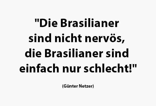 
                <strong>Günter Netzer</strong><br>
                ... auf den Mund gefallen war Netzer noch nie.
              