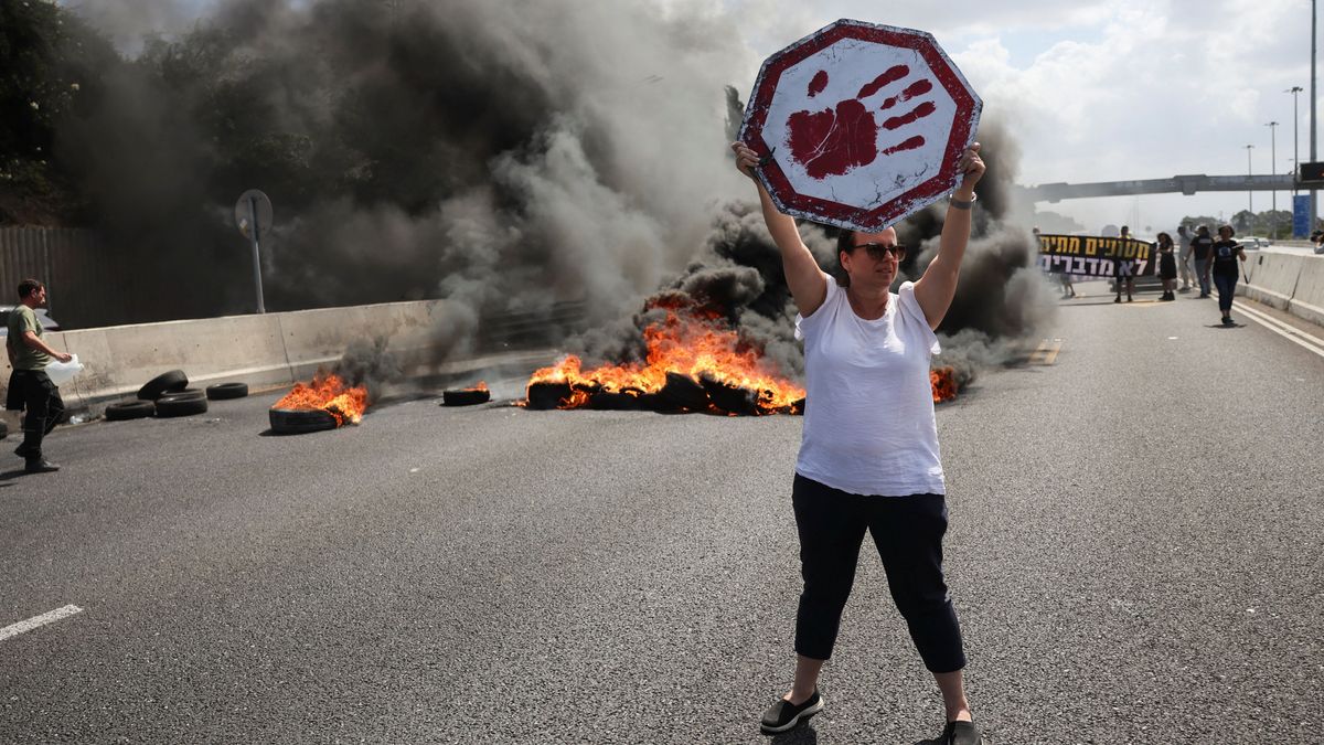 ISRAEL-PALESTINIANS/HOSTAGES-PROTEST