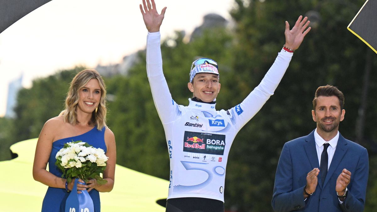 27-07-2025 Tour De France; Tappa 21 Mantes La Ville - Paris; 2025, Red Bull - Bora Hansgrohe; Lipowitz, Florian; Paris; PUBLICATIONxNOTxINxITAxFRAxNED