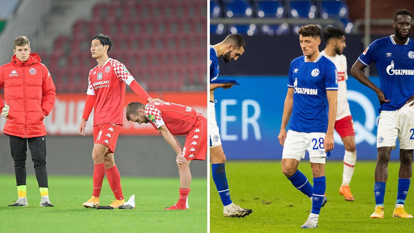 
                <strong>0 Punkte vs. 2 Punkte: Die bisherige Saison im Vergleich</strong><br>
                Viel schlimmer als bei Mainz 05 geht es kaum. Mit keinem einzigen Punkt aus den ersten sechs Partien spielt der FSV die schwächste Bundesligasaison der Vereinsgeschichte. Noch nie in der Bundesliga-Geschichte ist ein Verein schlechter in die Spielzeit gestartet. Dagegen erscheinen Schalkes zwei Punkte ja wie ein dickes Polster. Auch S04 ist bisher ohne Sieg und saisonübergreifend mittlerweile seit 21 Spielen ohne Sieg in der Bundesliga. In den ersten sechs Spielen hat Schalke erst drei Tore erzielt, Mainz immerhin fünf. 
              