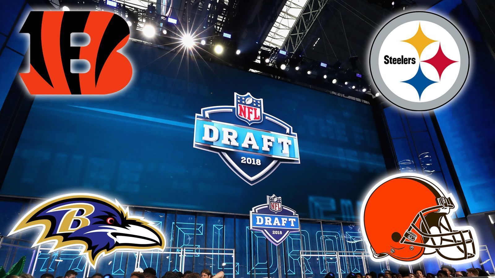 
                <strong>Die Draft Needs der Teams aus der AFC North</strong><br>
                Der NFL Draft steigt 2019 erstmals in Nashville, der Heimat der Tennessee Titans. Vom 25. bis zum 27. April dürfen sich die 32 Klubs bei den größten Talenten des Jahrgangs bedienen (in der Nacht vom 25. auf den 26. April ab 1:50 Uhr live auf ProSieben MAXX und im Livstream auf ran.de). Vorher zeigt ran.de, welche Baustellen die Franchises zu stopfen haben. Diesmal geht es um die AFC North.
              