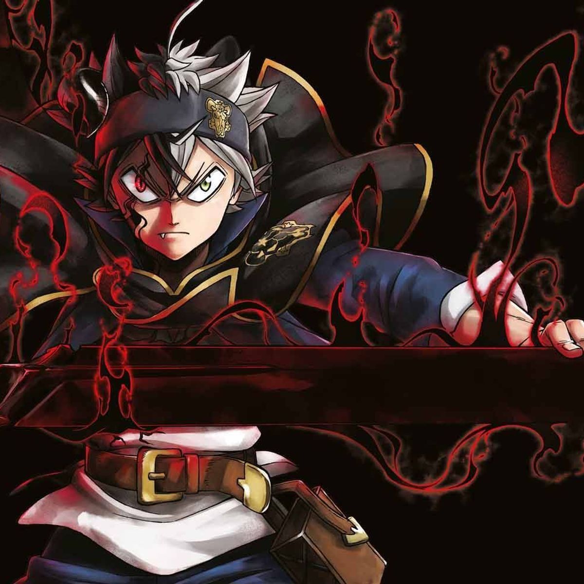 Black clover anime hat clearance
