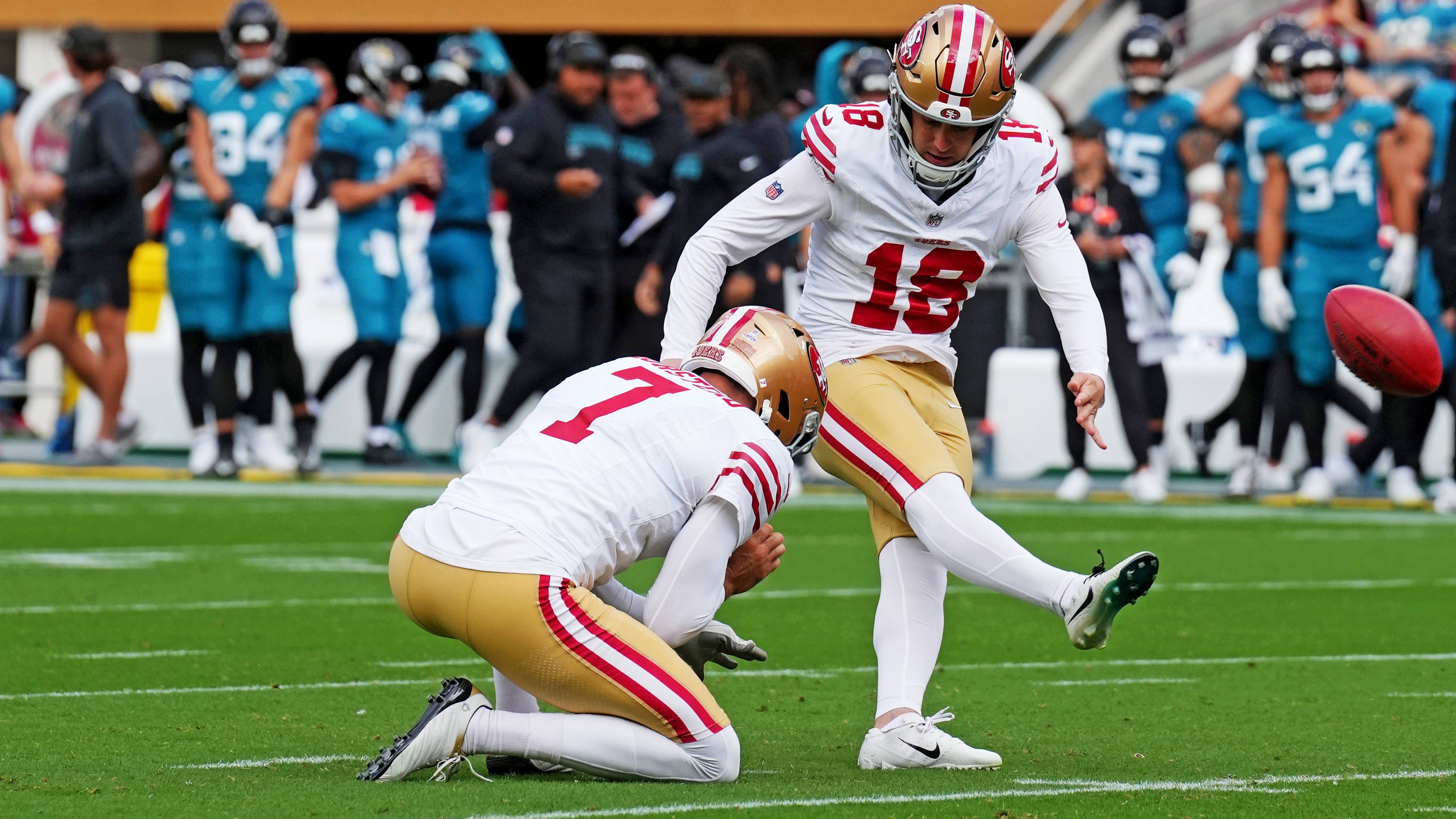<strong>San Francisco 49ers</strong><br>Starter: Eddy Pineiro