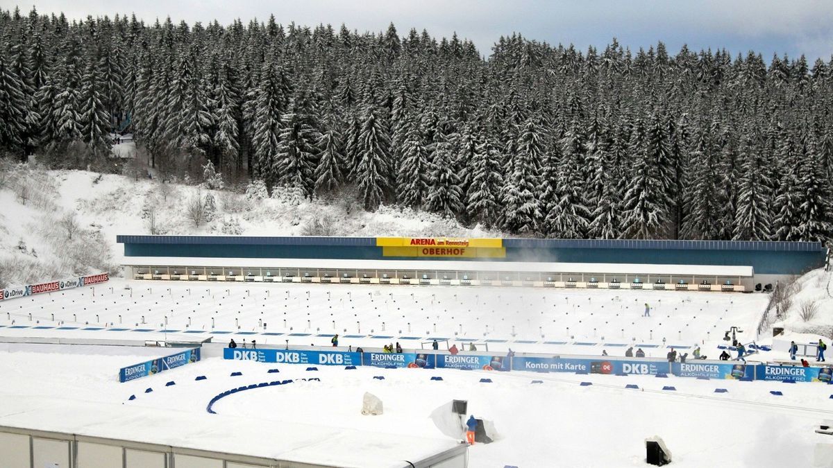 Die Oberhofer Arena am Rennsteig