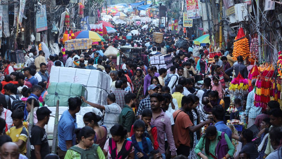 Indien ist das bevölkerungsreichste Land der Welt.