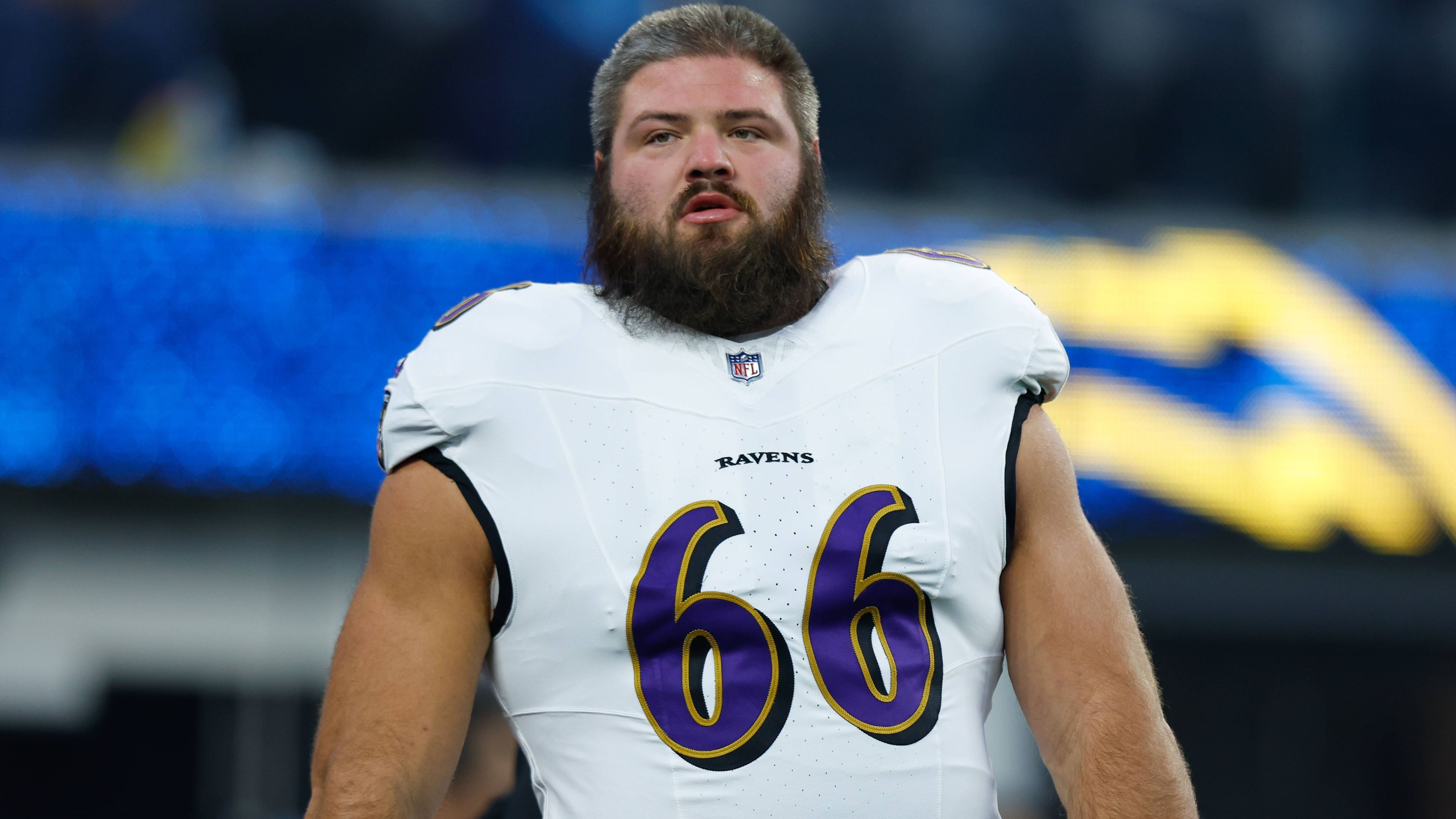 <strong>Platz 8 (geteilt): Baltimore Ravens</strong><br>Spieler-Verhaftungen seit 2015: 9<br>Im Bild: Ben Cleveland