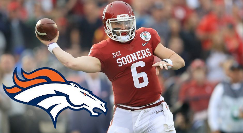 
                <strong>5. Pick - Denver Broncos: QB Baker Mayfield</strong><br>
                Bereits mehrmals haben sich die Broncos mit Baker Mayfield getroffen. Seine Führungsqualitäten und Top-Performances in Drucksituationen überwiegen am Ende die charakterlichen Bedenken der Öffentlichkeit. Auch wenn mit Case Keenum der Mann für die nächste Saison gefunden ist, wagt John Elway erneut den Versuch, im Draft den Quarterback der Zukunft zu finden. Damit gehen die vier besten Quarterbacks bereits nach den ersten sechs Picks über die Ladentheke.
              