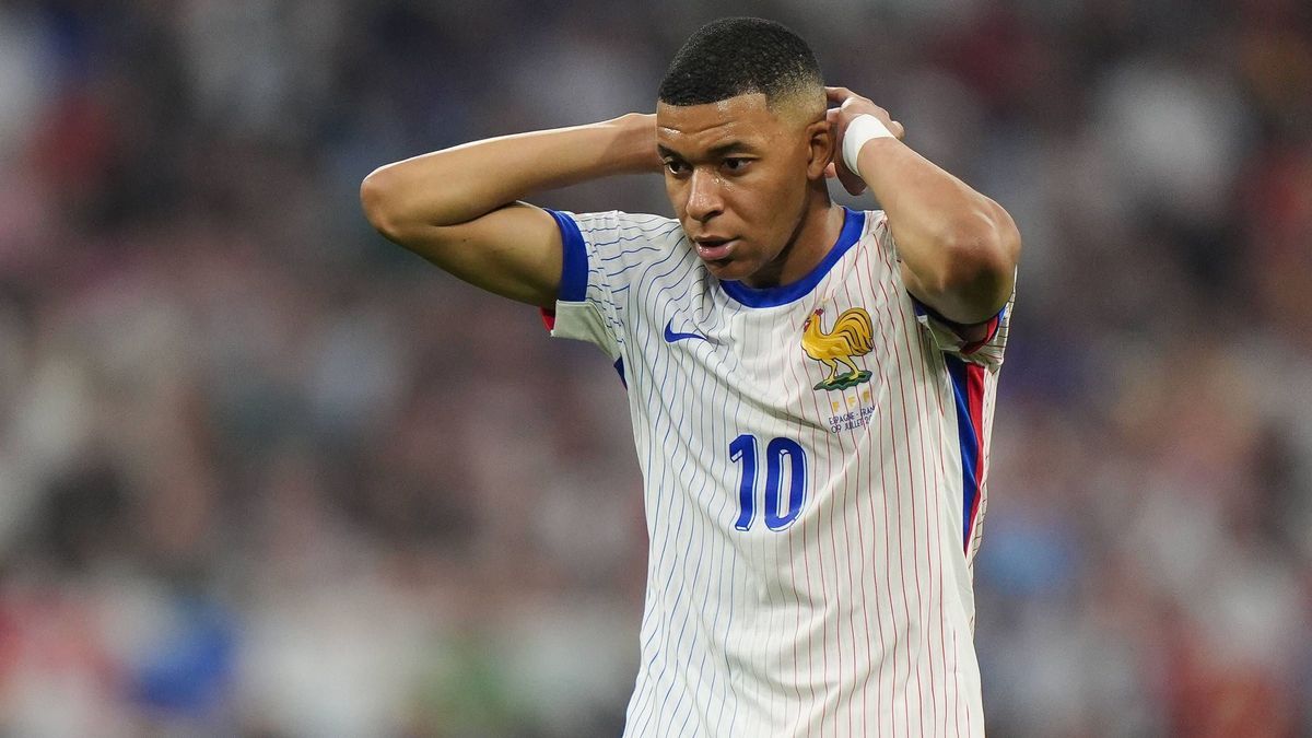 File photo dated 09 07 24 of Kylian Mbappe who has been left out of the France squad for their Nations League games against Israel and Italy this month. Issue date: Thursday November 7, 2024. FILE ...