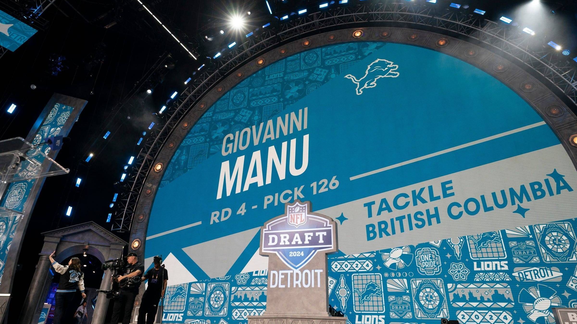 <strong>Detroit Lions:</strong> <br>Giovanni Manu (Offensive Tackle) - <strong>161 Kg</strong>