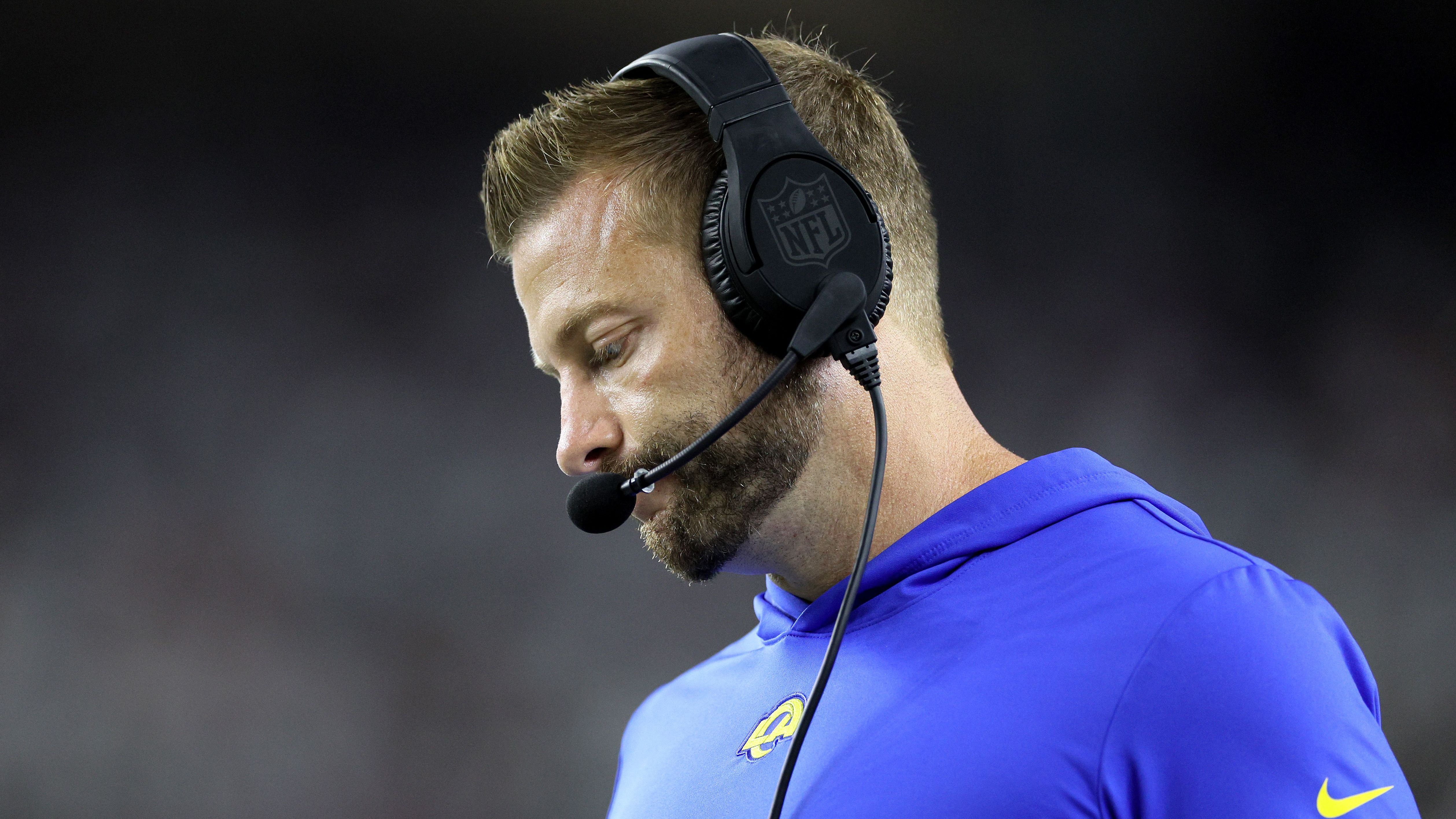 <strong>Sean McVay (Los Angeles Rams)</strong><br>Höchste Niederlage: Los Angeles Rams vs. Baltimore Ravens 6:45<br>Punktedifferenz: -39<br>Saison: 2019