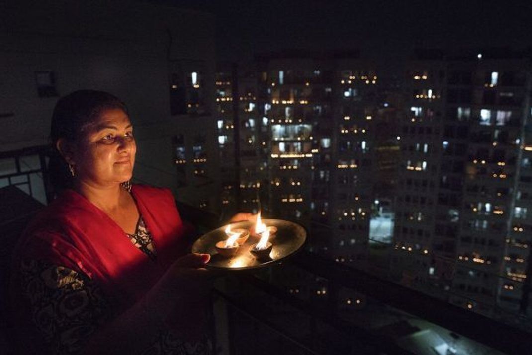 Aktion in Indien: Lichter gegen Dunkelheit