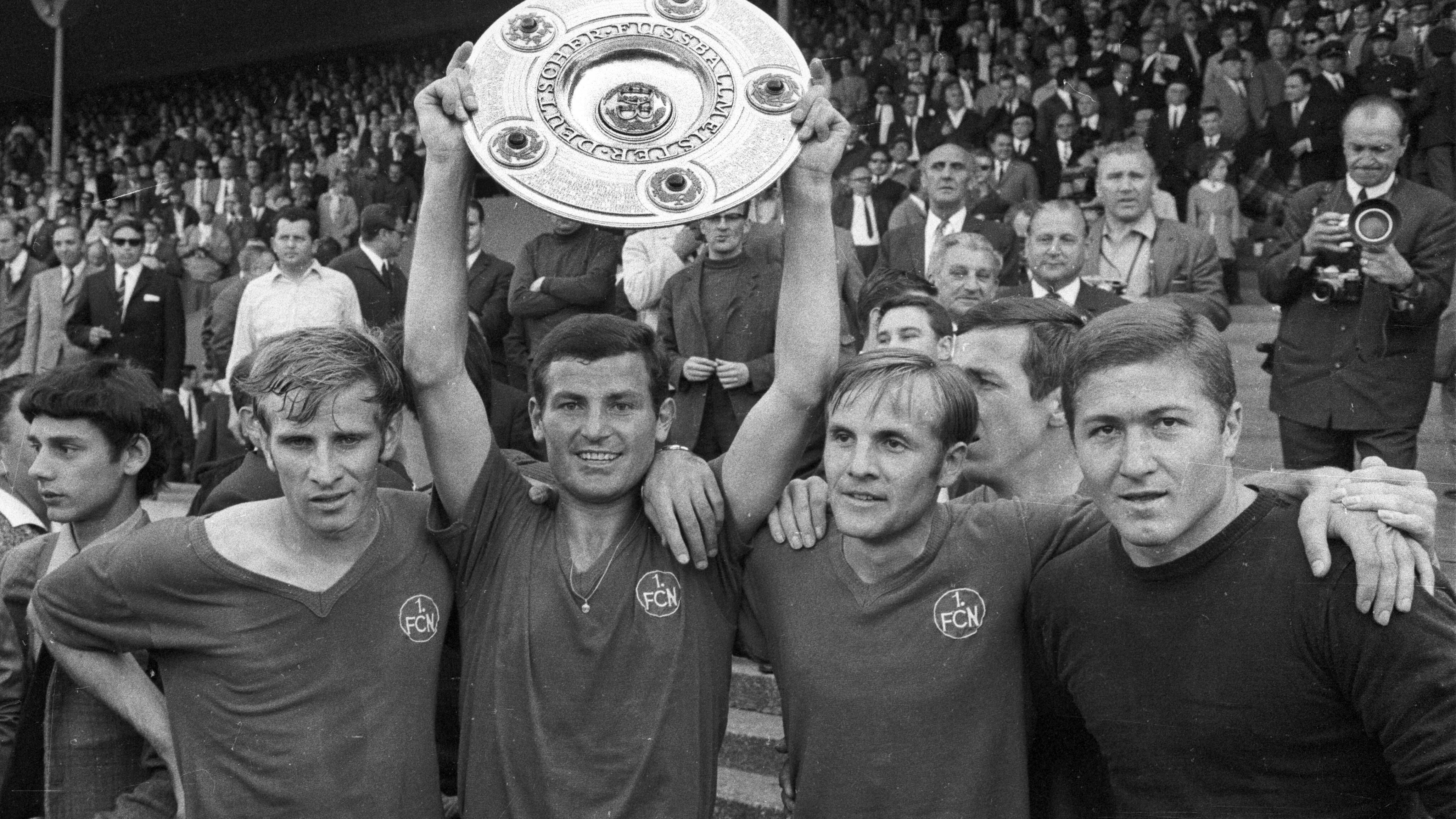 <strong>1 x Bundesliga-Meister: 1. FC Nürnberg (Titel gesamt: 9)</strong><br>Meister in der Saison: 1967/68