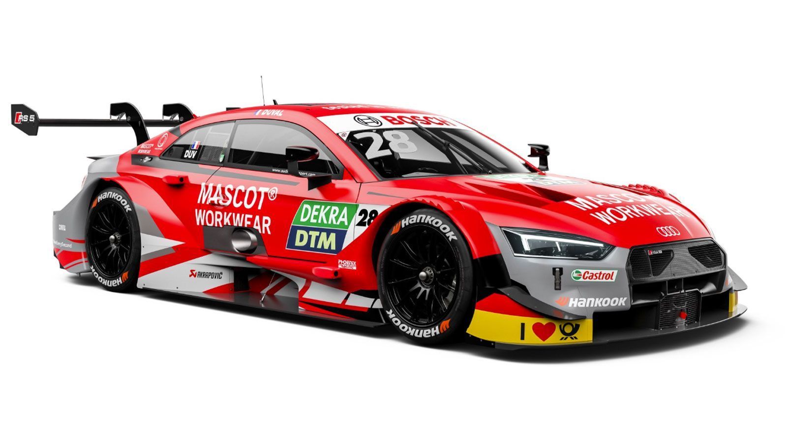 
                <strong>Loic Duval (Audi)</strong><br>
                "Rot ist eine meiner Lieblingsfarben", meint Loic Duval - wie passend, dass sein neuer Dienstwagen 2019 überwiegend in rot strahlt. Der Audi RS 5 DTM wird den Franzosen durch seine dritte DTM-Saison begleiten.
              