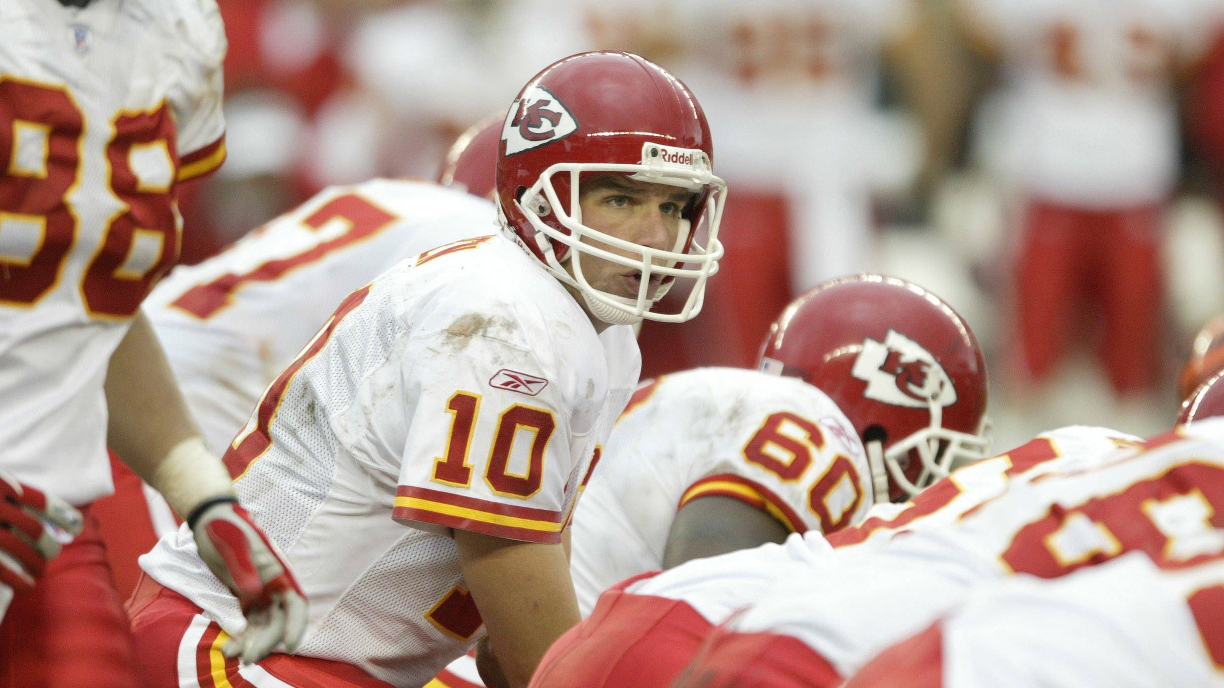 <strong>Trent Green (Kansas City Chiefs)</strong><br>Am 14. Dezember 2003 beim 45:17-Sieg über die Detroit Lions: 20 Completions für 341 Yards bei 25 Versuchen, 3 Touchdowns.