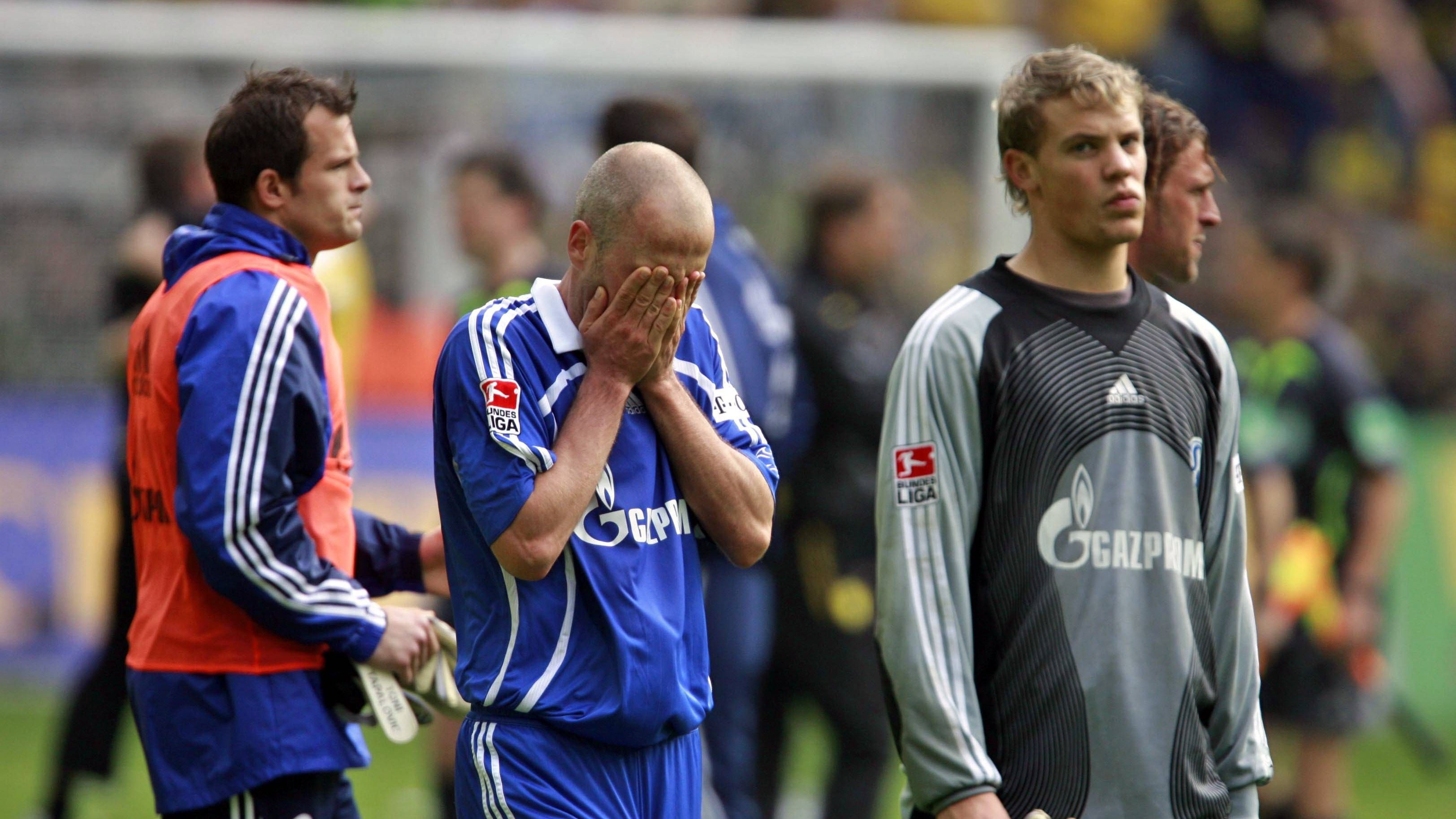 <strong>Saison 2006/07</strong><br>Tabellenspitze nach dem 21. Spieltag: <strong>Schalke 04</strong> 6 Punkte vor Werder Bremen<br>Deutscher Meister: <strong>VfB Stuttgart</strong> (2 Punkte vor Schalke 04)