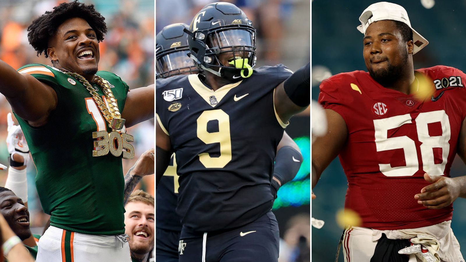 
                <strong>NFL Draft 2021: Defensive Linemen mit Erstrunden-Potenzial</strong><br>
                Der NFL Draft 2021 (am 29. April live bei ran Football) bietet eine gute Breite an talentierten Defensive Linern. Niemand von ihnen gilt als sicherer Top-10 Pick. Dafür aber gibt es umso mehr Spieler, die im weiteren Verlauf der 1. Runde ausgewählt werden könnten. ran.de stellt die vielversprechendsten Defensive Liner vor.
              