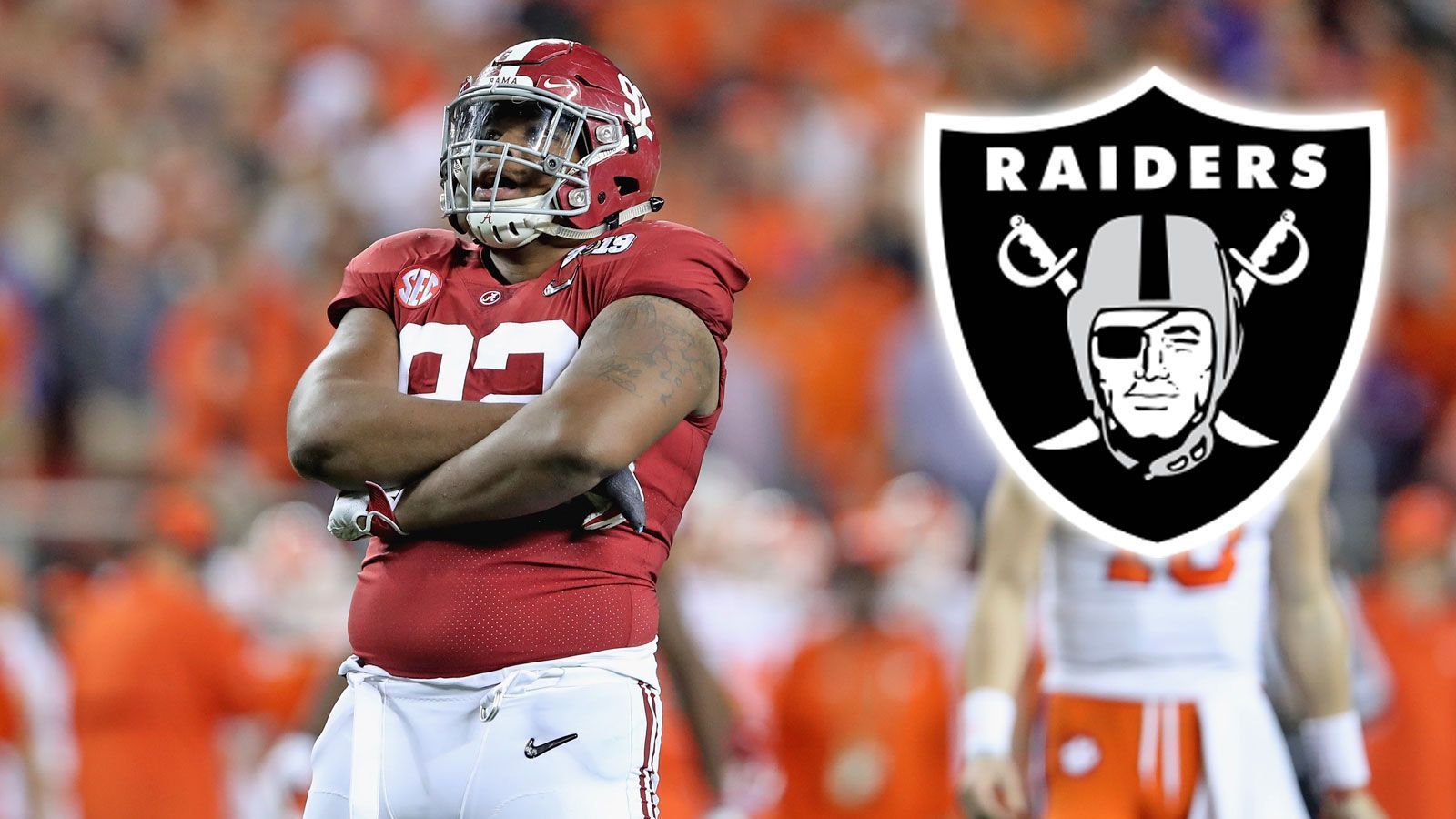 
                <strong>Pick 4: Quinnen Williams - Oakland Raiders</strong><br>
                Position: Defensive TackleCollege: Alabama
              