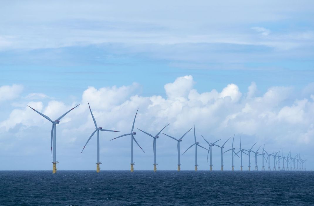 Windräder brauchen besonders leistungsfähige Magnete für ihre Generatoren.