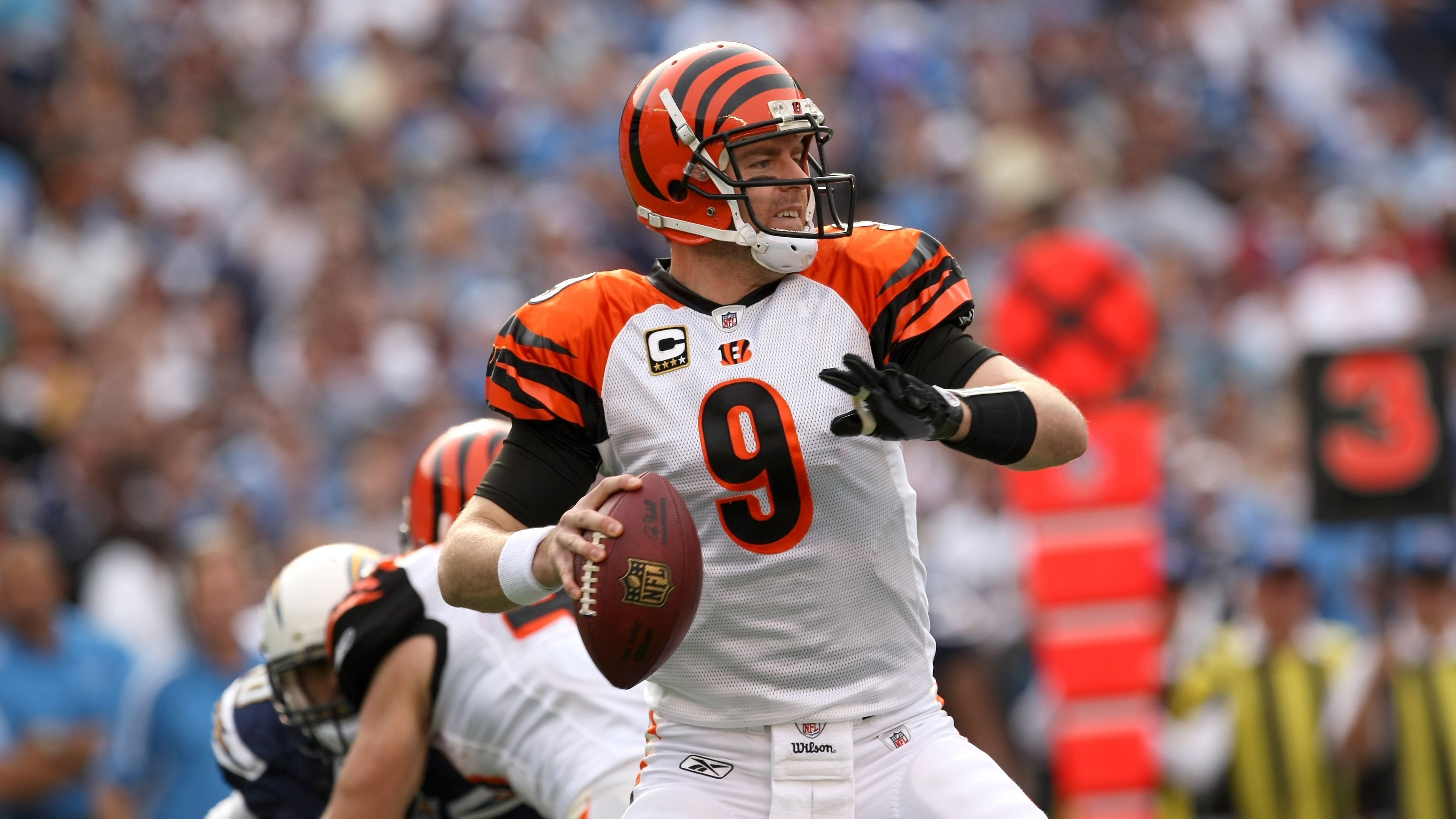 
                <strong>Cincinnati Bengals - 2009, 2013</strong><br>
                Ganz anders lief es 2009 bei den Cincinnati Bengals: Nach einer 4-11-1-Bilanz im Jahr 2008, überraschte das Team 2009 die NFL-Welt. Quarterback Carson Palmer und Head Coach Marwin Lewis führten die Franchise mit einer 10-6-Bilanz in die Playoffs, dort unterlag man aber den New York Jets mit 14:24. Gleiches Spiel 2013: 11-5 in der Regular Season, Wild-Card-Round-Aus gegen San Diego Chargers (10:27). 
              