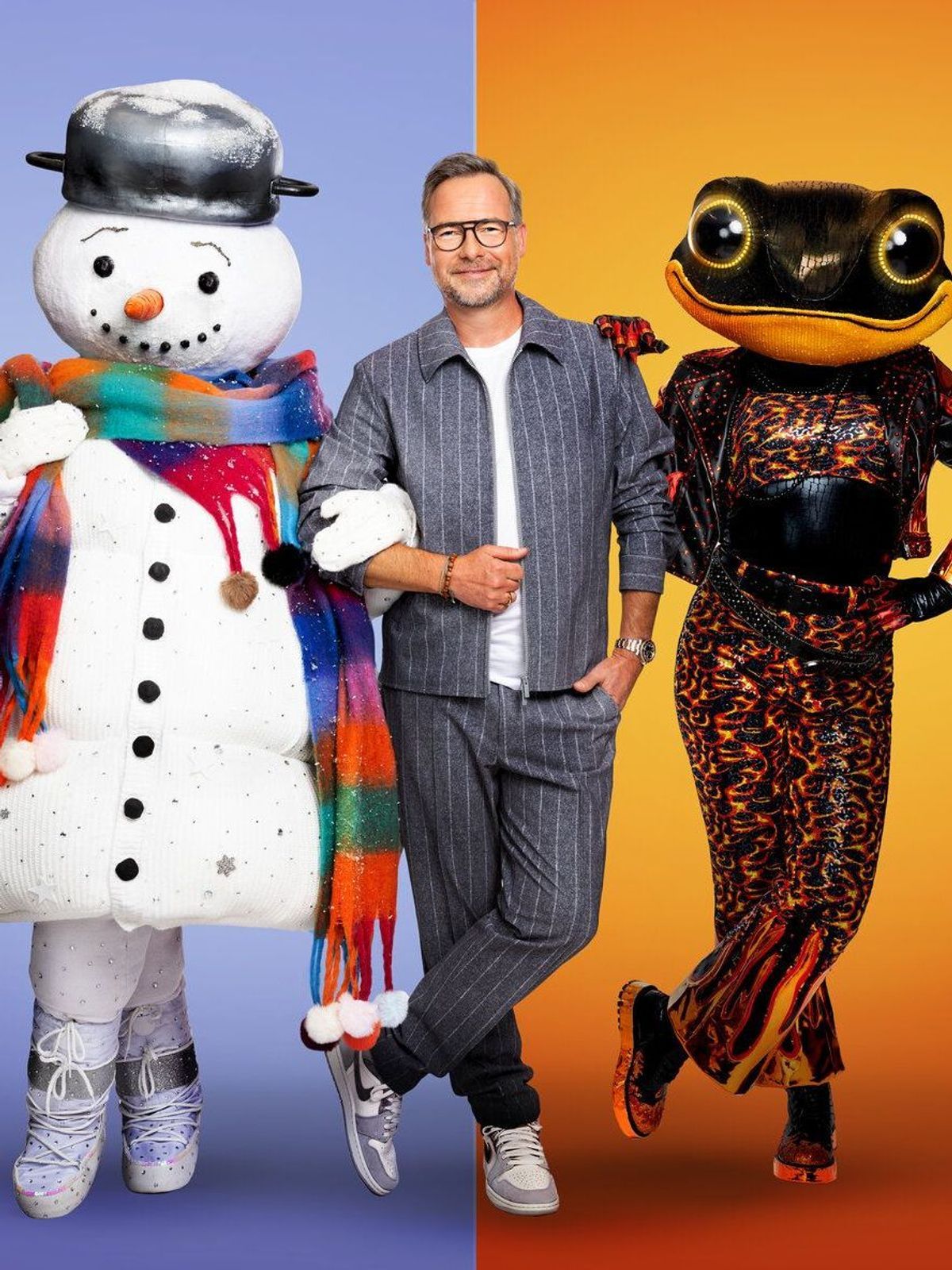 "The Masked Singer", Staffel 11, Der Schneemann, Matthias Opdenhövel, Der Feuersalamander