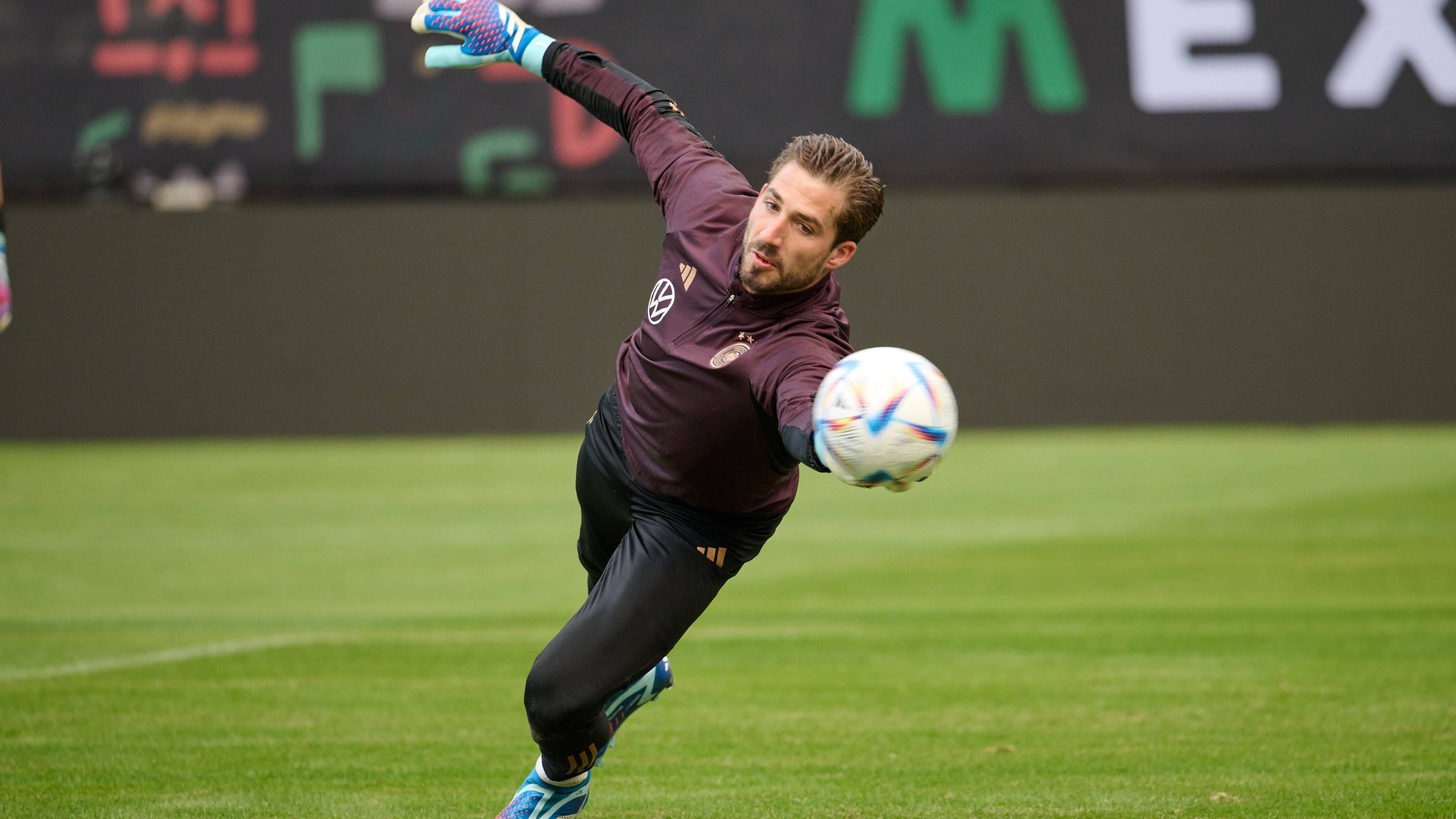 <strong>Kevin Trapp</strong><br>Position: Tor<br>Verein: Eintracht Frankfurt<br>A-Länderspiele: 7