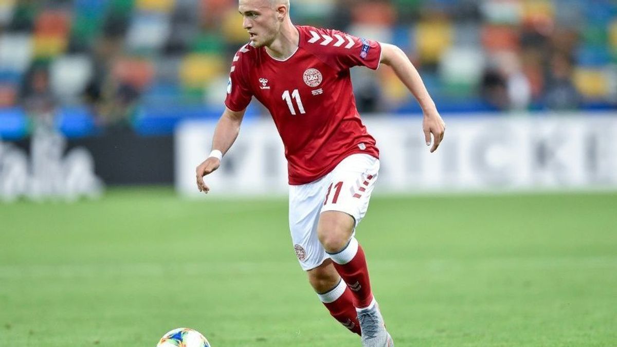 Bruun Larsen erzielte das 1:0 bei Dänemarks Sieg