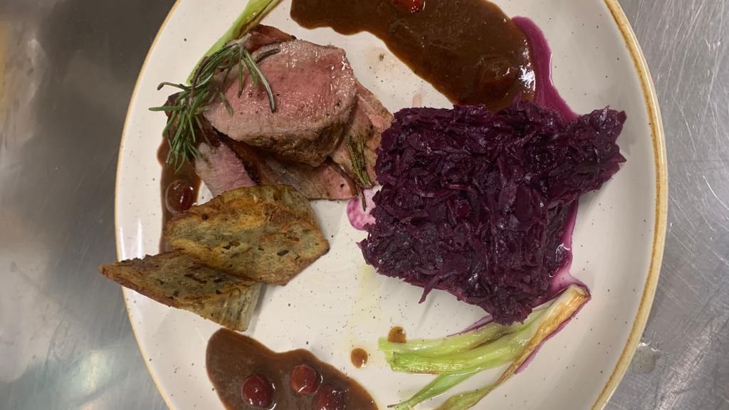 Filderrostbraten vom Wildschweinrücken