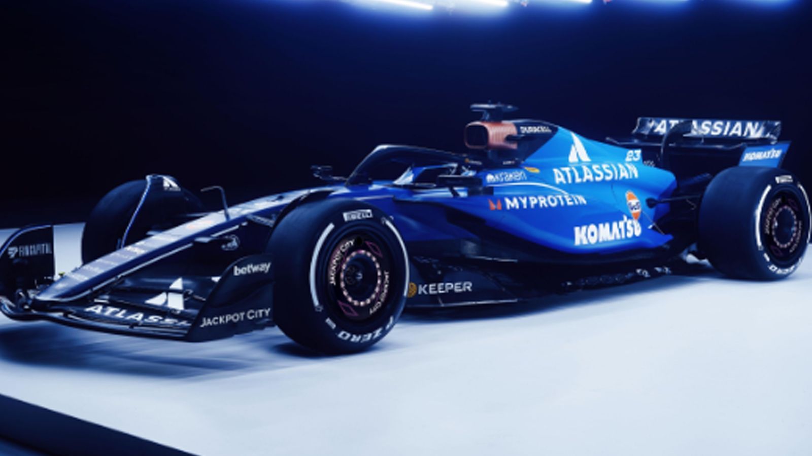 <strong>Williams - FW47</strong><br><strong>Fahrer:</strong> Alexander Albon (#23) &amp; Carlos Sainz (#55)